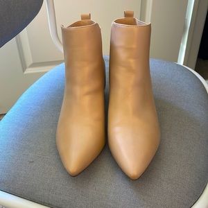 Lulu’s tan ankle booties